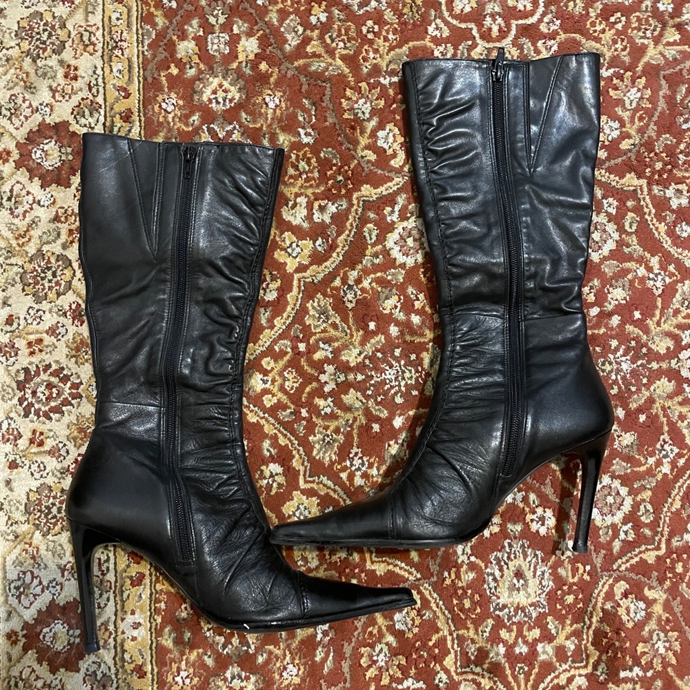 Diba Calf Length Heeled Boots